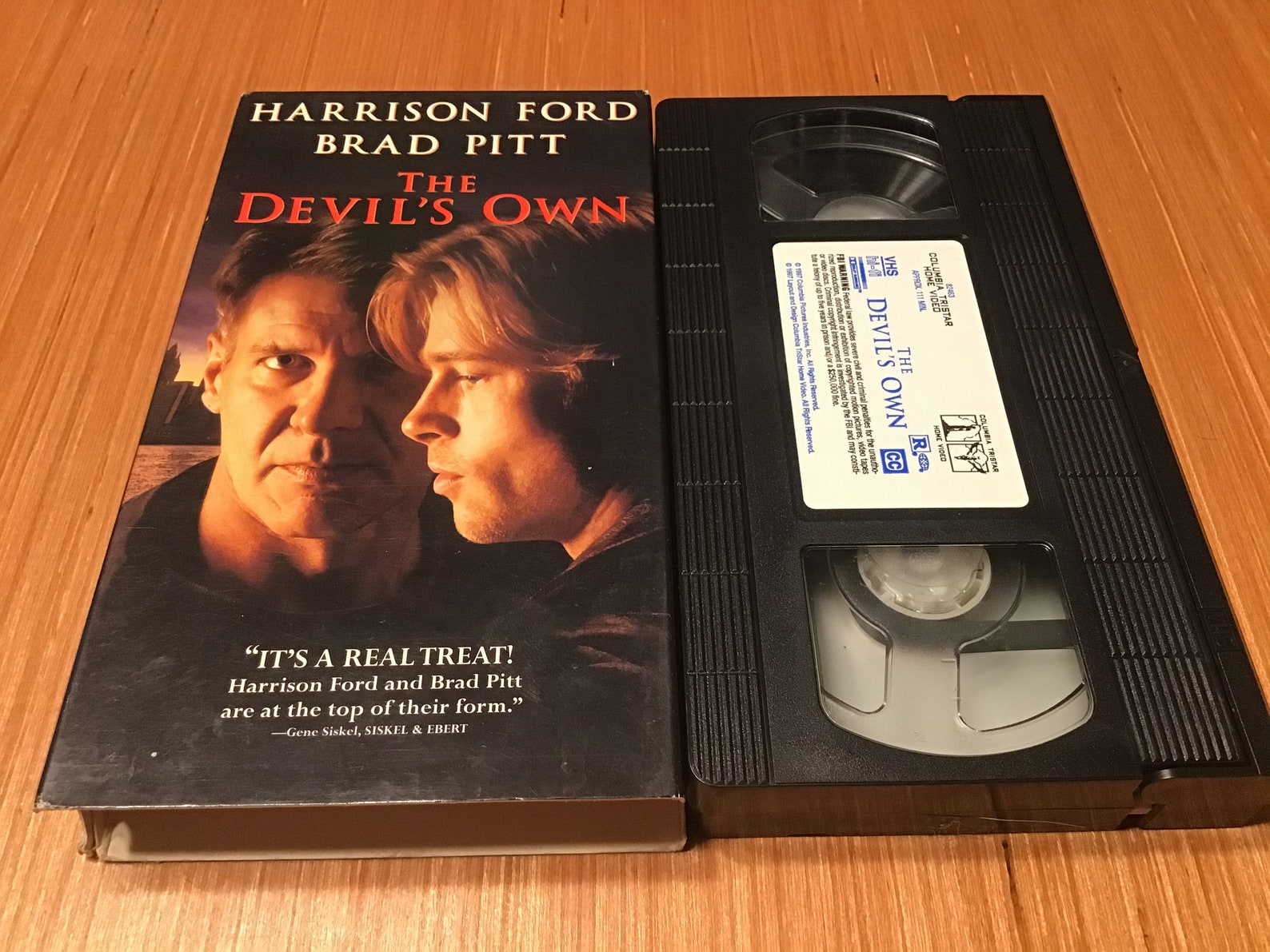 The Devils Own Harrison Ford Brad Pitt Pre-owned VHS | Etsy