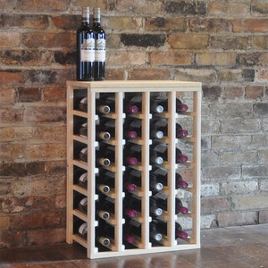 Creekside 24 Bottle Table Top Wood Wine Rack