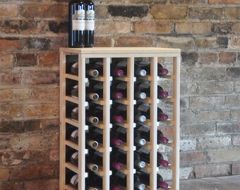 Creekside 24 Bottle Table Top Wood Wine Rack