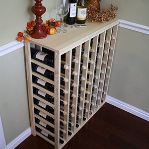 Creekside 56 Bottle Table Top Wood Wine Rack