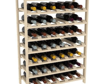 Creekside 48 Bottle Modular Wood Wine Rack