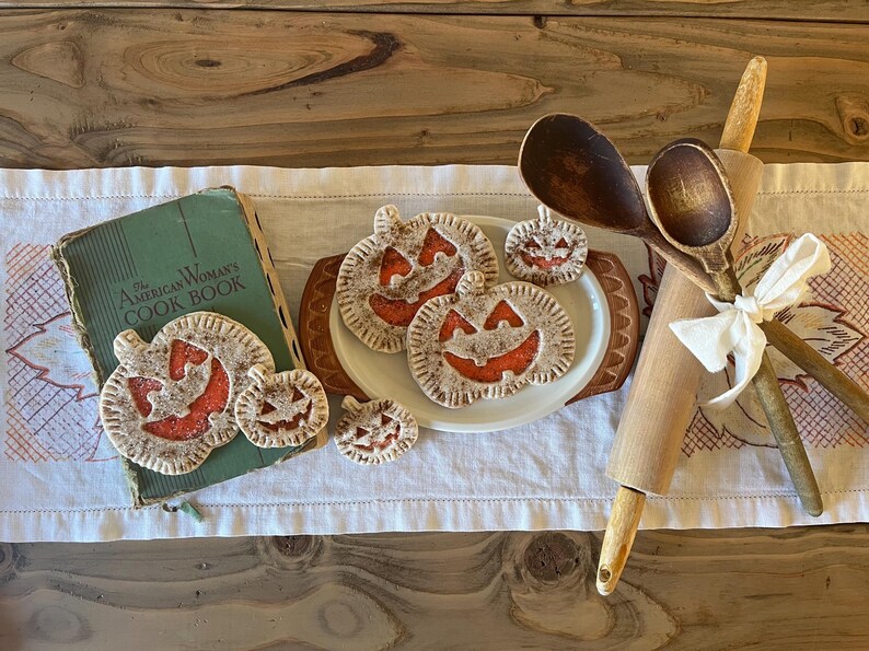 Primitive Faux Pumpkin Cookie: Rustic Halloween Decor image 13