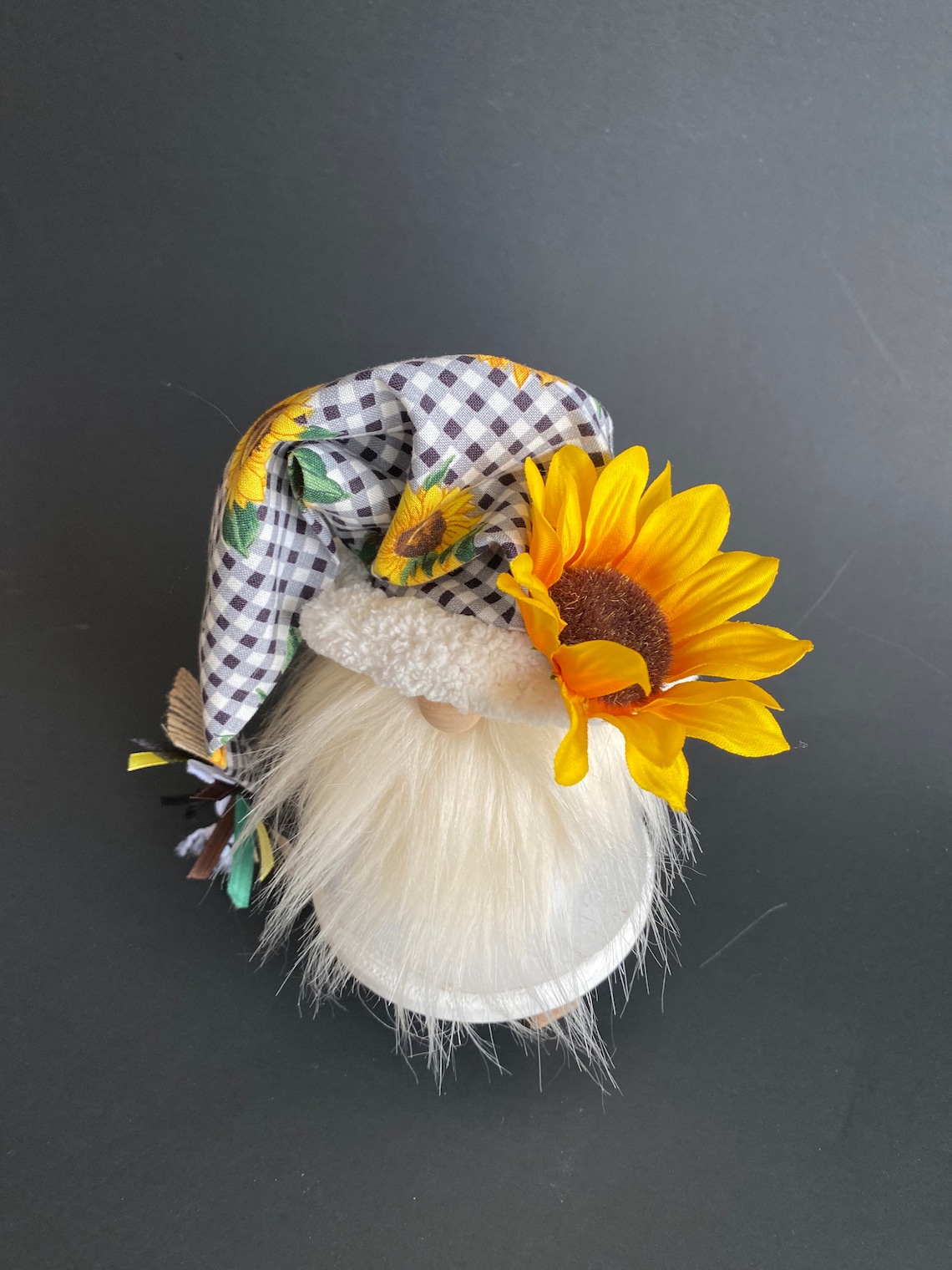 Sunflower Gnome/sunflower Decor/gnome Decor/gnomes Etsy