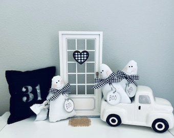 Ghost Plushies: Set of 3 Halloween Bowl Fillers