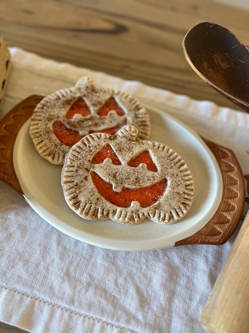 Primitive Faux Pumpkin Cookie: Rustic Halloween Decor image 9