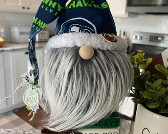 NFL Gnome/GNOMES/gnome/Football gnome/Football Fan Gnome/NFL/Fan/Man cave Decor/Seahawks/Bucs/Greenbay/Denver/Houston/Buffalo/Cards/Fins