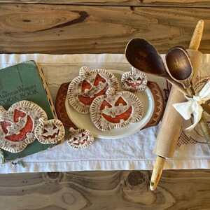 Primitive Faux Pumpkin Cookie: Rustic Halloween Decor image 11