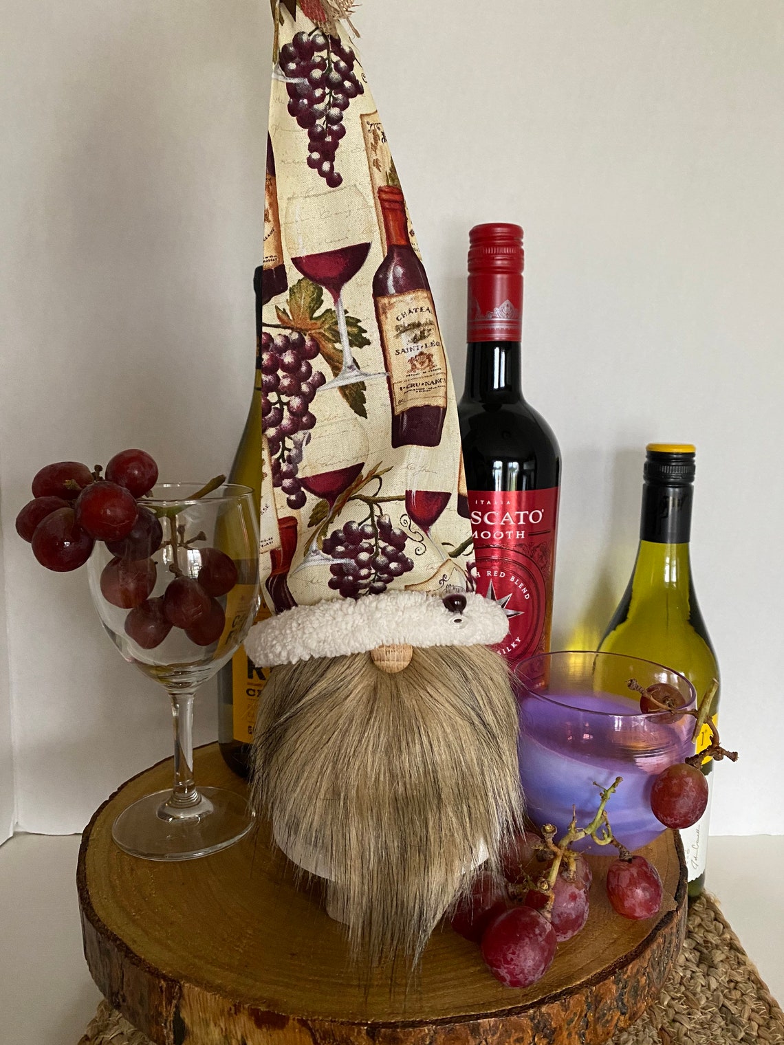 Wine Gnome/wine Lover/gnome/gnomes/gnome Etsy