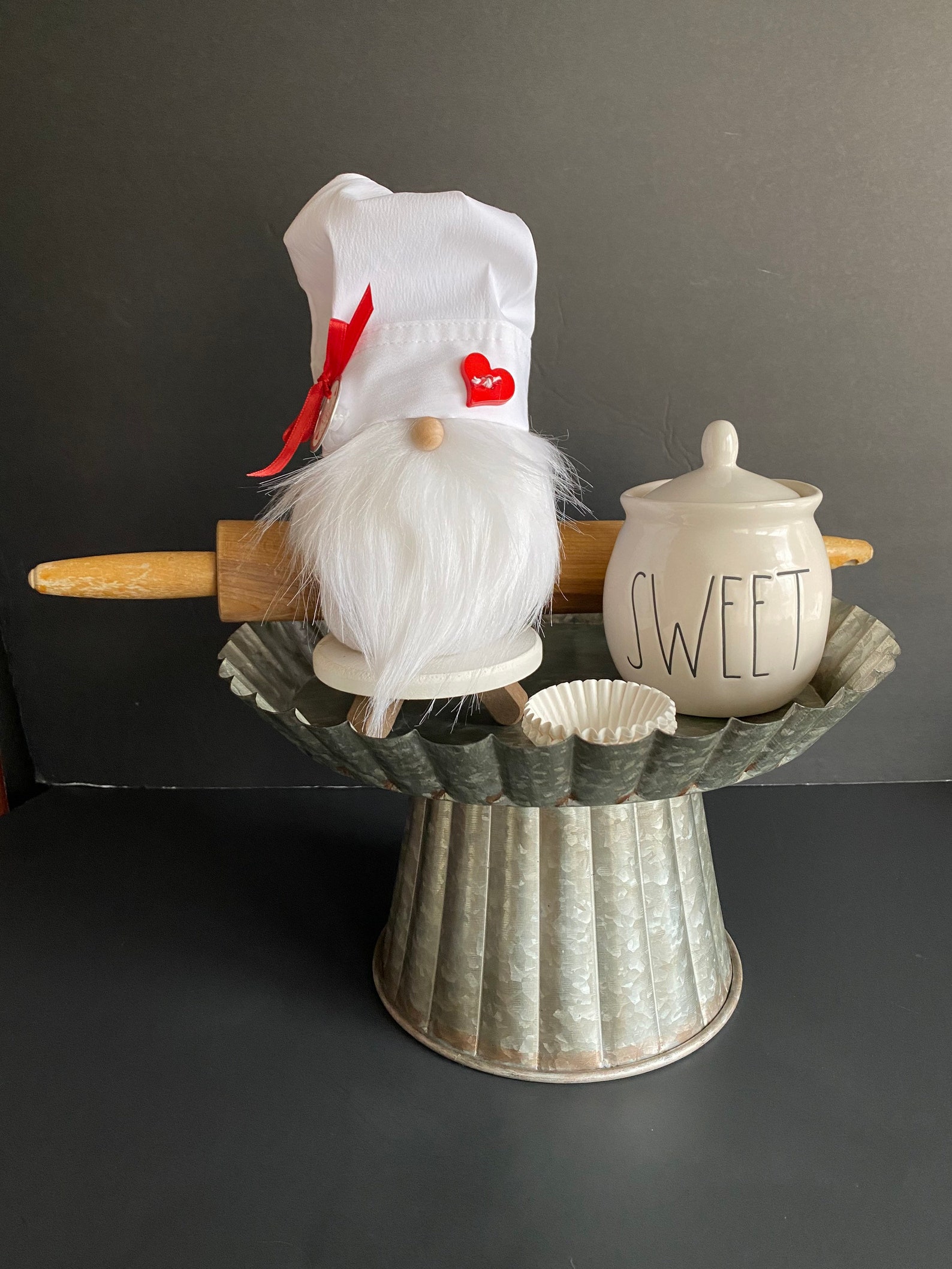 Baker Gnome/gnomes/baking Gnome/baking Decor/kitchen Etsy
