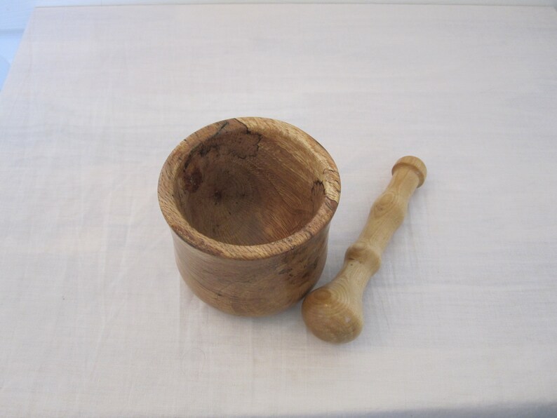 Spalted Red Oak Mortar /& Pestle