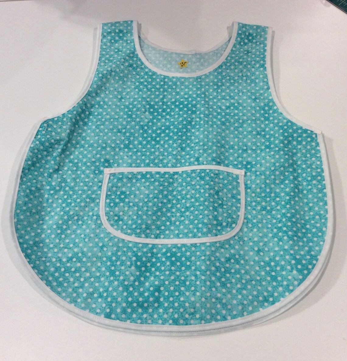 Toddler Play Smock/Bib/Apron Size 18 months 2T Etsy