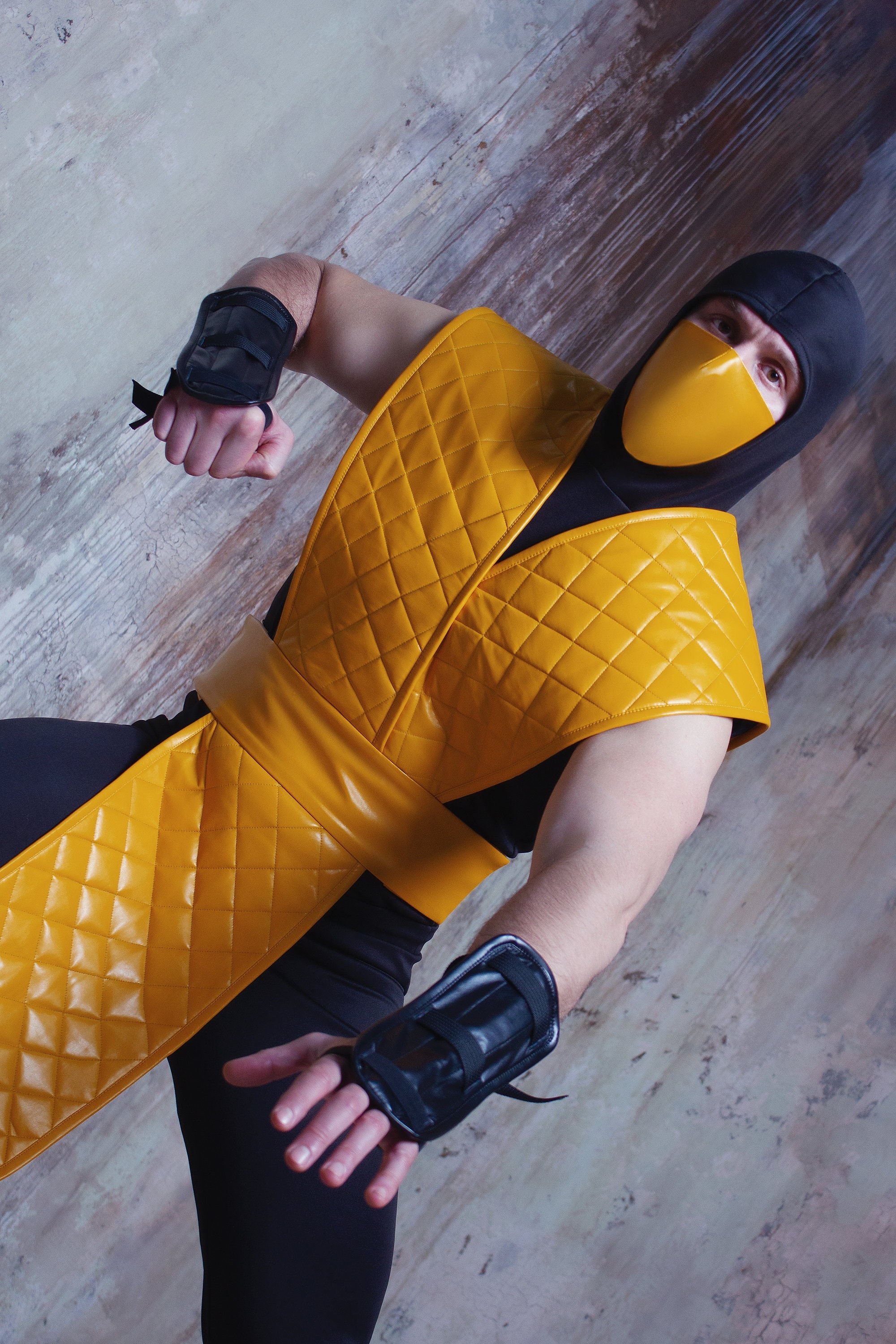 SCORPION costume WIP from Mortal Kombat 2021