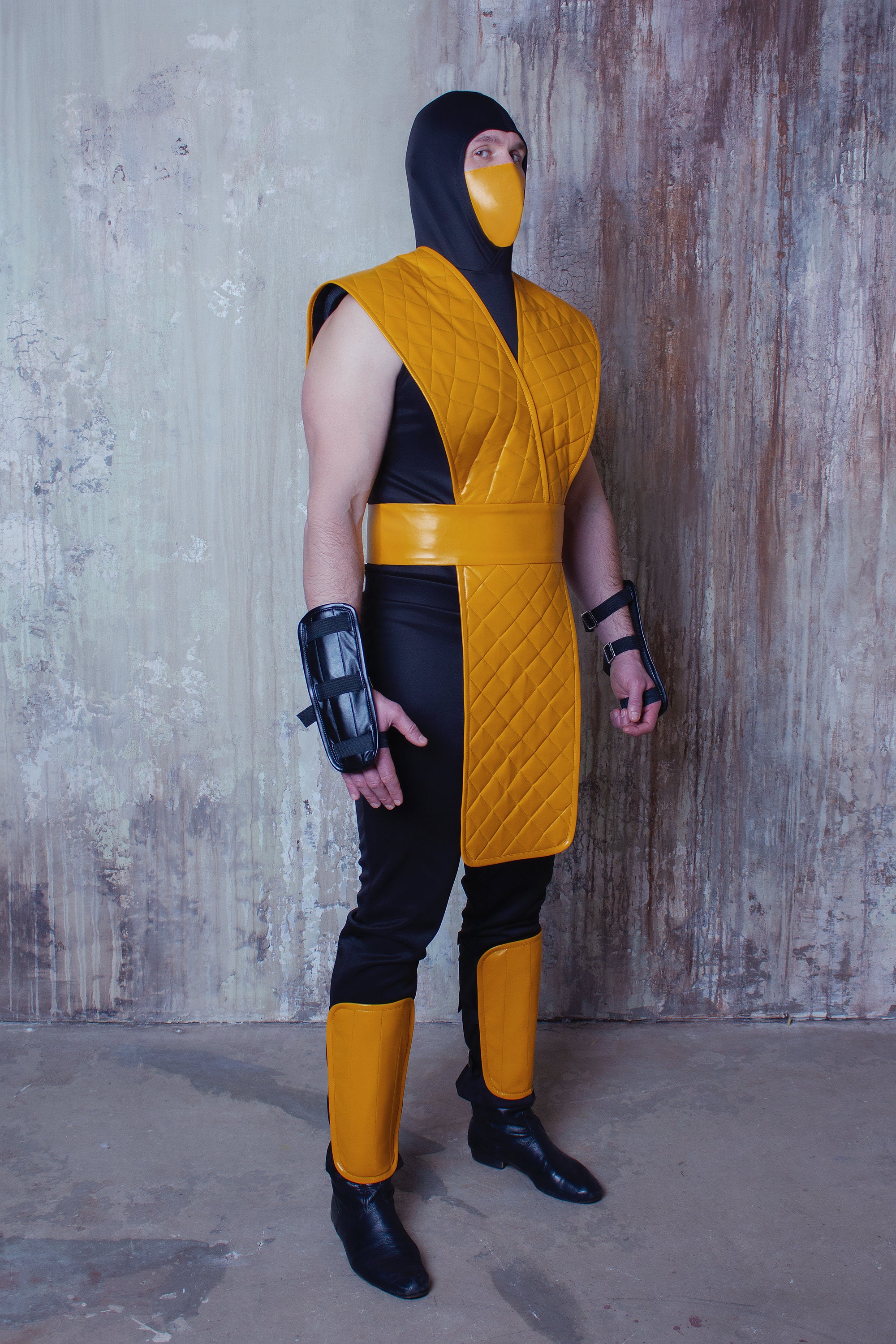 SCORPION costume WIP from Mortal Kombat 2021