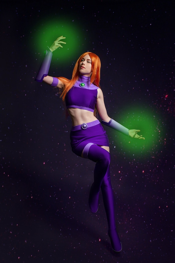 Cosplay Starfire Costume Starfire Outfit Titans Costume Adults