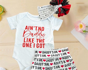 Xuefoo Happy 1st Fathers Day Clothes Short Sleeve Bodysuit for New Daddy Newborn Baby Girls Boys Romper Xuefoo Happy 1st Fathers Day Clothes Short Sleeve Bodysuit for New Daddy Newborn Baby Girls Boys Romper