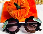 Pumpkin Wrap, Pumpkin Patch Baby Girl Outfit, Velvet Headwrap, Pumpkin Headwrap, Velvet Wraps for Baby Girls, Girls Pumpkin Outfit, Bows