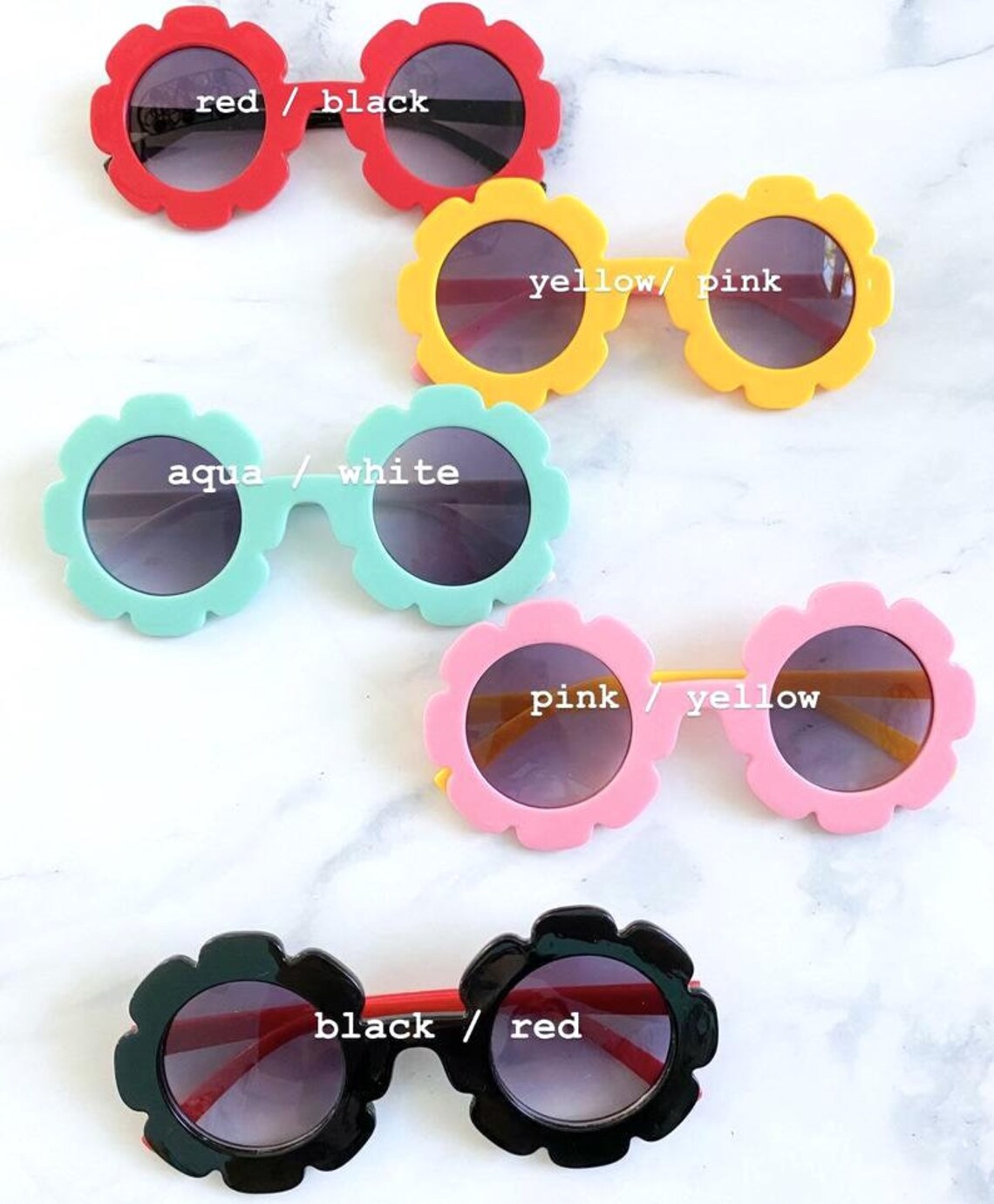 Baby Flower Sunglasses Flower Sunglasses Toddler Baby Etsy