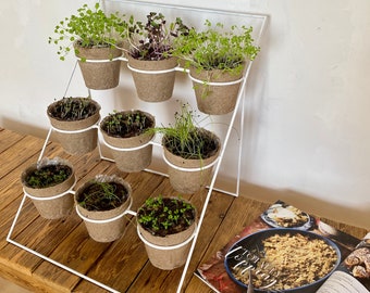 Terracotta Small Herb Planter Stand