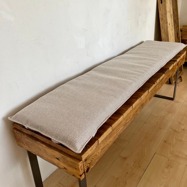 Custom Removable Handmade High Quality Bench Seat Cushions, Chair pad