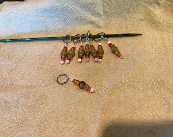 Beaded stitch marker