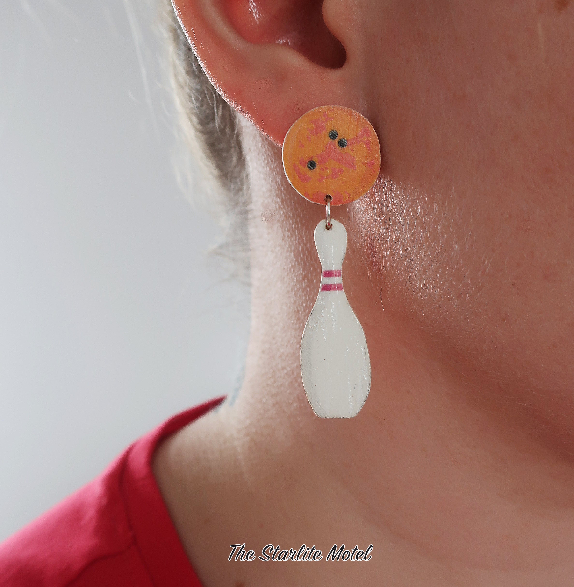 Bowling Earrings Bowling Pin Earrings Bowling Ball Earrings Etsy UK