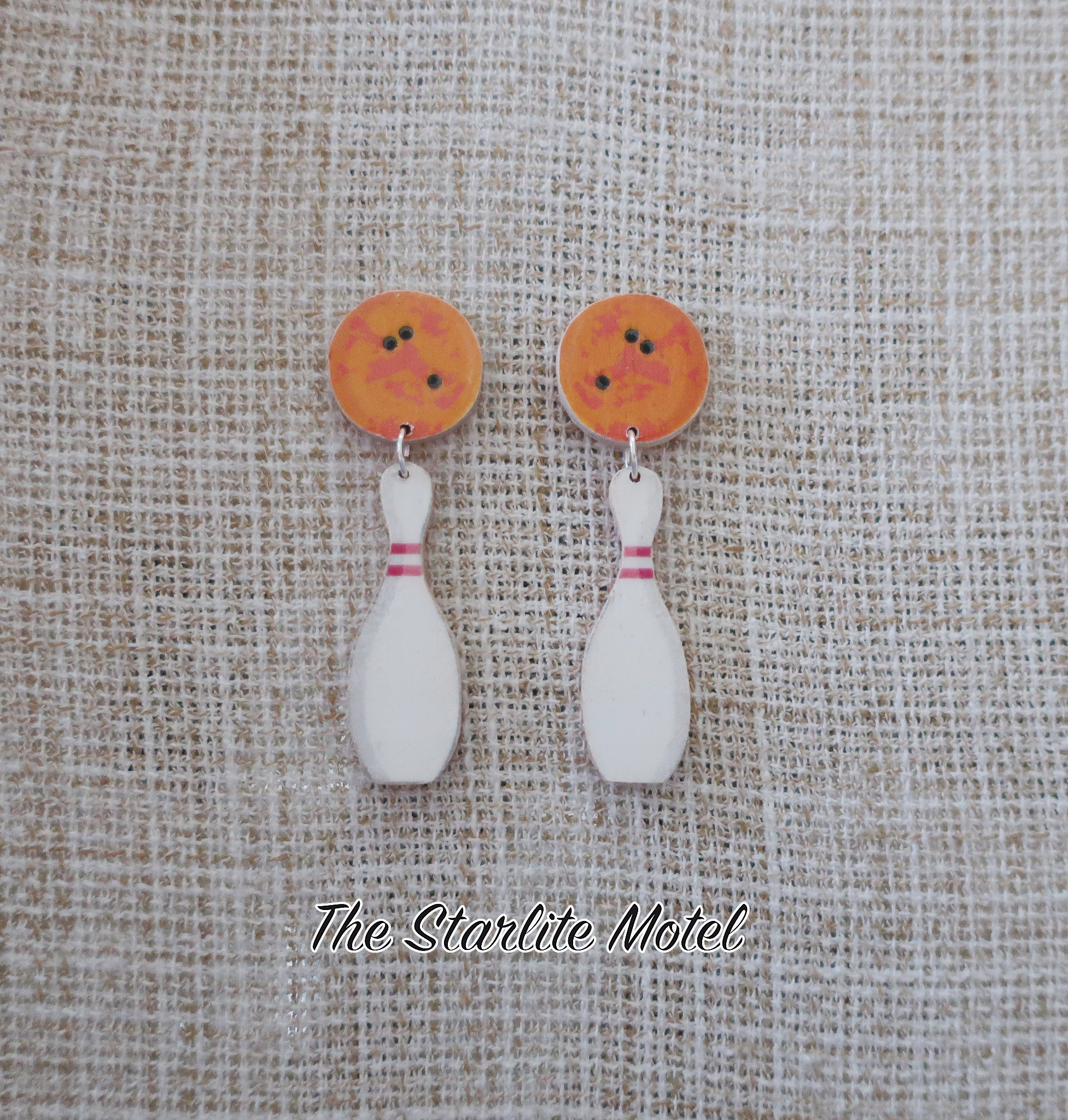 Bowling Earrings bowling pin earrings bowling ball earrings Etsy