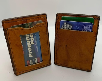 Minimalist Window Wallet- Light Brown