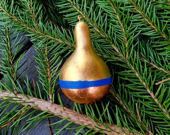 gold and copper gourd decoration for harvest decorating, holiday and decor
