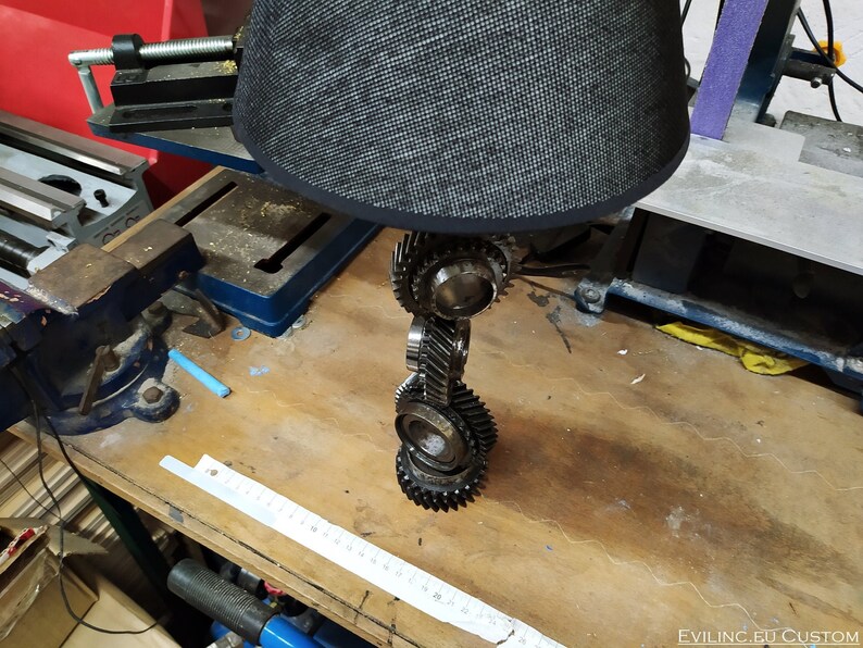 SOLD Car Gear Sprocket Lamp / Night Stand Table Etsy