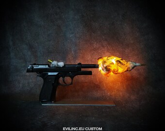 SOLD ||| Gun Firing Simulation Model | Weapon Firearm Rifle Carabine Table Lighting Nightlamp Military Army Bullet Shooting simulation