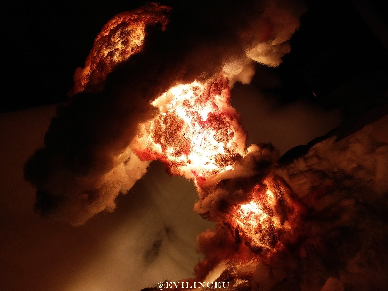 SOLD Nuclear Explosion Bomb Diorama Model LIGHT Night Lamp Etsy