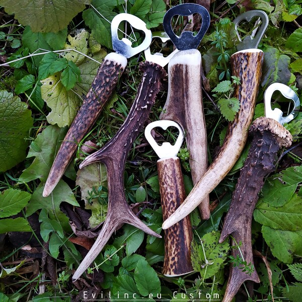 Antler Bottle Opener Etsy