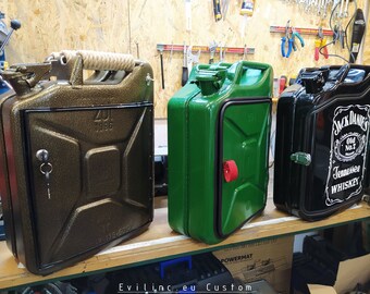 SHOWCASE ||| Jerry Can Hidden Bar Storage Box Canister Fuel Camping Military Army