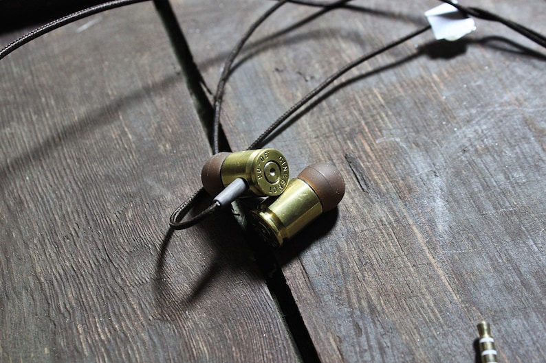 VENDIDO /// Bullet auriculares auriculares auriculares auriculares pistola cartucho de munición para tirador cazador imagen 2