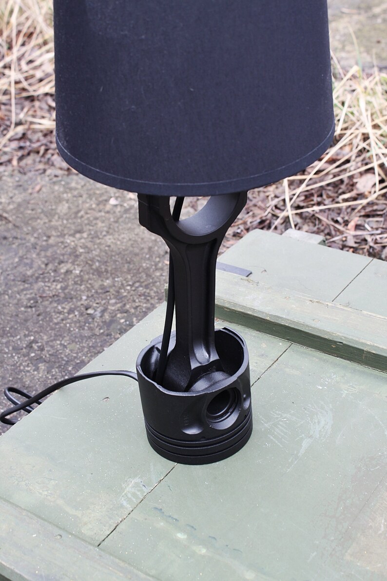 Car Truck piston with connecting rod Night Stand Table Lamp Etsy