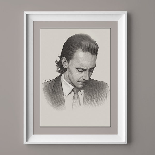 Tom Hiddleston, Loki, Poster, Art Print