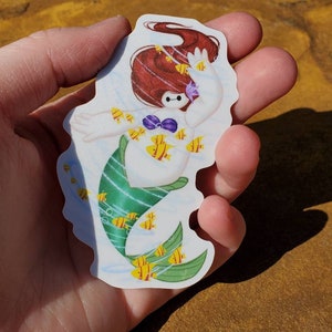 Baymax Mermaid Sticker