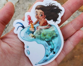 Moana Hei Hei Sticker