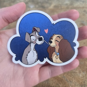 Lady en de Vagebond-sticker