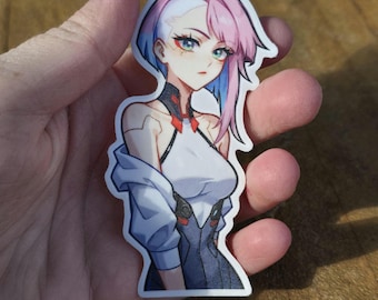 Lucy Cyberpunk Sticker