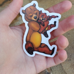 Sticker frère ours