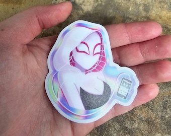 Gwen Spiderman Sticker
