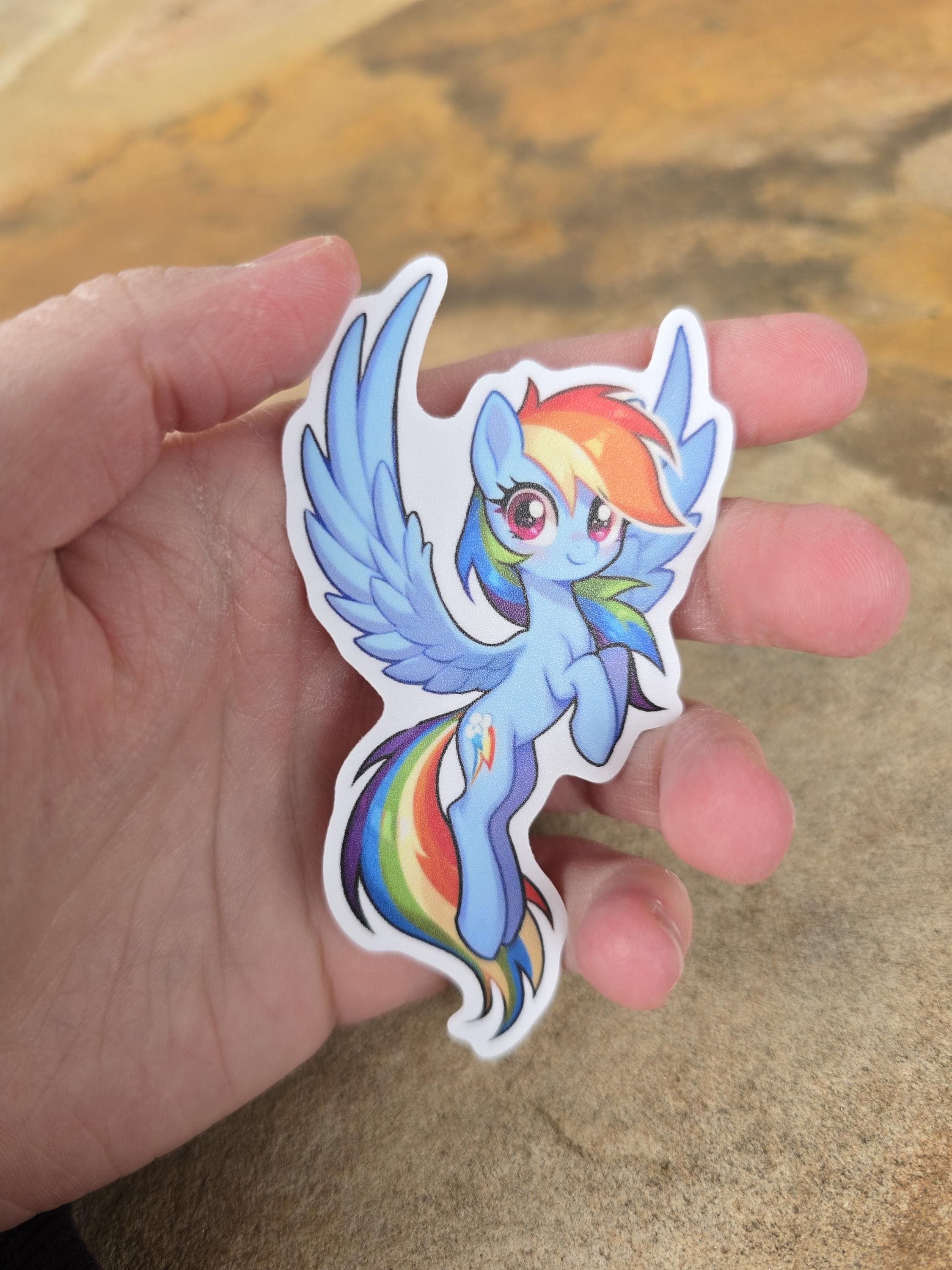 Raainbowdash Sticker My Little Pony Rainbow Dash Sticker - Etsy