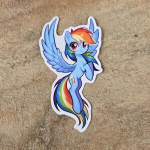 Raainbowdash Sticker Rainbow Dash Sticker - Etsy