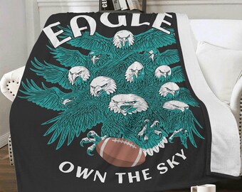 Eagles Football Fleece Throw Blanket – Fan Home Decor