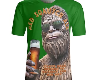 Bigfoot Beer Jersey: Sasquatch Ale V-Neck Football Top