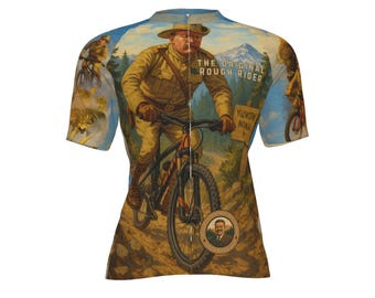 Maglia MTB The Original Rough Rider - Maglia da ciclismo Theodore Roosevelt - Yellowstone
