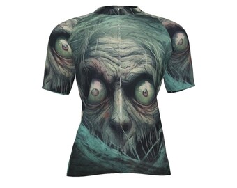 Maglia da ciclismo Damnation Stare – Maglia da ciclismo horror zombie da uomo