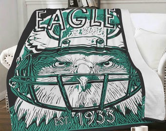 Eagles Fleece Blanket – Football Fan Throw, Team Spirit Home Decor