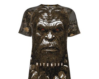Bigfoot Watching You T-Shirt